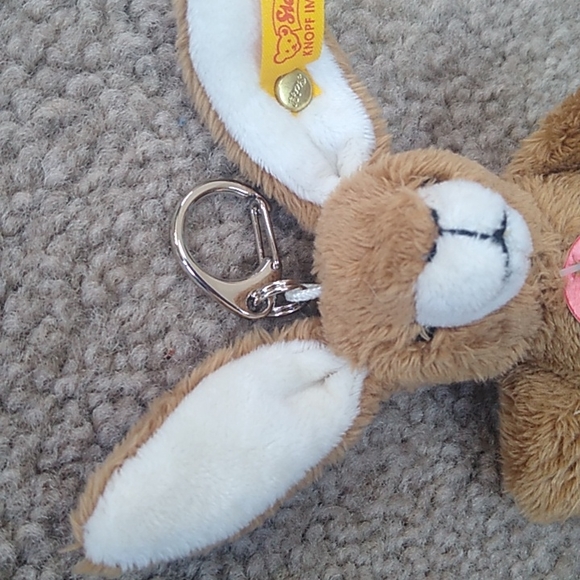 Steiff key chain Rabbit 4" - Picture 7 of 9